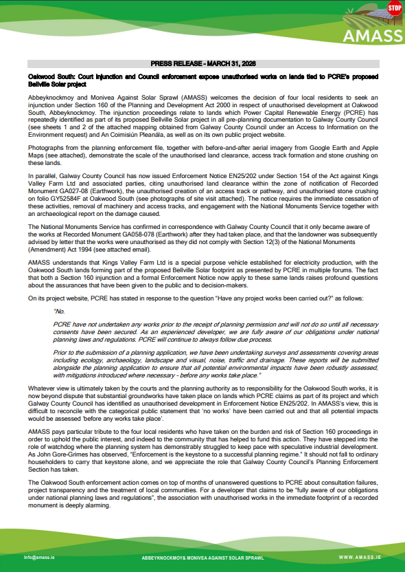 31 March 2026 – AMASS Press Release: Oakwood South